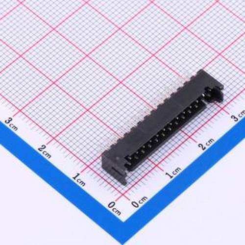 IPCW207W2ENB01V 线对板针座 间距:2mm 2x14P 直插 黑色 插件,P=2