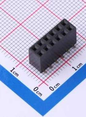 DW254S-22-12-85 排母 间距:2.54mm 2x6P 立贴 SMD,P=2.54mm