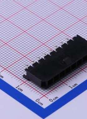 C3030WV-F-08P 线对板针座 1x8P 间距:3mm 直插 黑色 插件,P=3mm