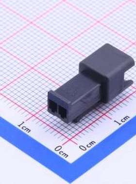 SMR-02V-B 胶壳(线对板/线对线) 1x2P 2.5mm P=2.5mm