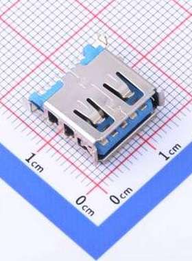 HC-ST-003-008-J USB连接器 Type-A 母 沉板 SMD
