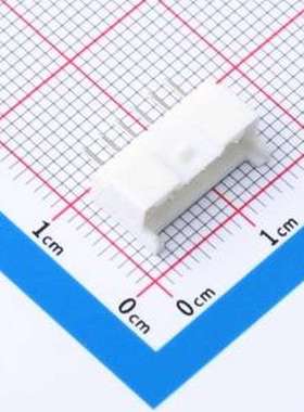 KH-A2026-06A 线对板针座 系列:PA 间距:2mm 1x6P 白色 插件,P=2m