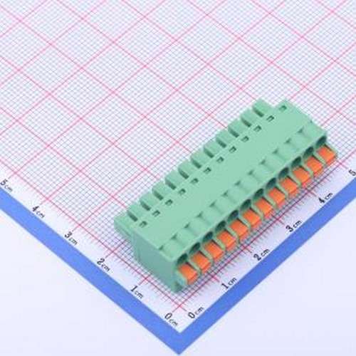DB2EKD-3.81-12P-GN 插拔式接线端子 3.81mm 1x12P 排数:1 每排P