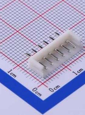A2502WV-06P 线对板针座 1x6P 间距:2.5mm 直插 白色 插件,P=2.5m