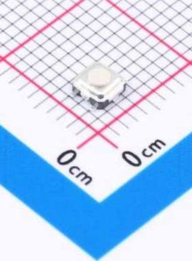 TVAF03-E015B2L-R 轻触开关 3X3/平脚/1.5H/180gf/黑底LCP白钮/带