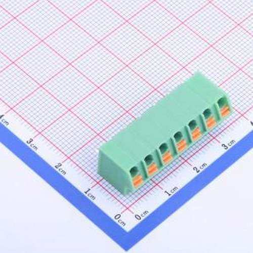 KF250NH-5.0-7P 弹簧式接线端子 1x7P 5mm 每排P数:7 排数:1 插件