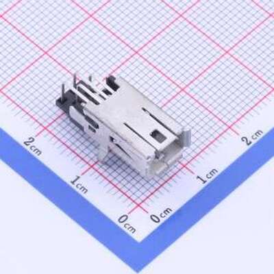 2040537-1 以太网连接器(RJ45 RJ11) 弯插 不带LED 插件