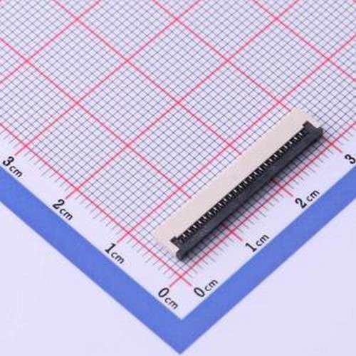 FC10-S24FCT-00 FFC/FPC连接器 间距:1mm P数:24P 翻盖式 下接 SM