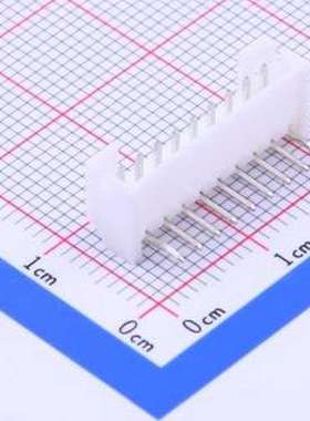 A2001WR-09P1 线对板针座 系列:PH 间距:2mm 1x9P 白色 弯插,P=2m