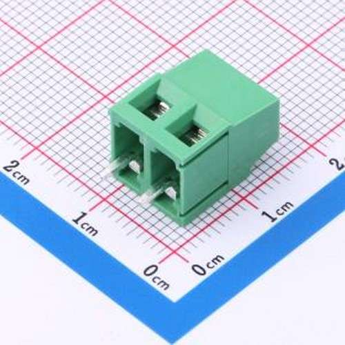 MX128L-5.08-02P-GN01-Cu-Y-A 螺钉式接线端子 5.08mm 1x2P 排数: