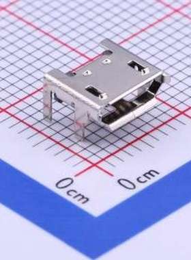 U-MICRM05P-BF13 USB连接器 Micro-B 母 卧贴 SMD