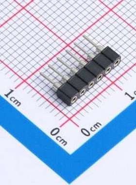 XDM200C-1-06-Z-2.8-G0 排母 1x6P 间距:2mm 直插 插件,P=2mm