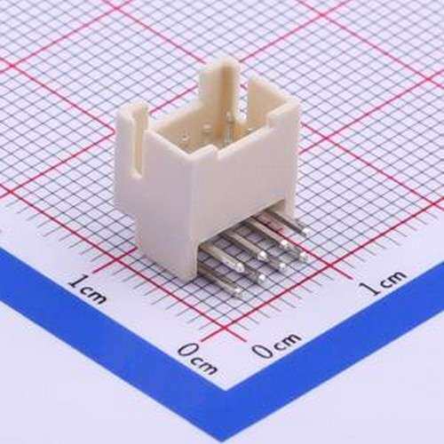 X2026WR-2x04D-46SN 线对板针座 2x4P 间距:2mm 弯插 弯插,P=2mm