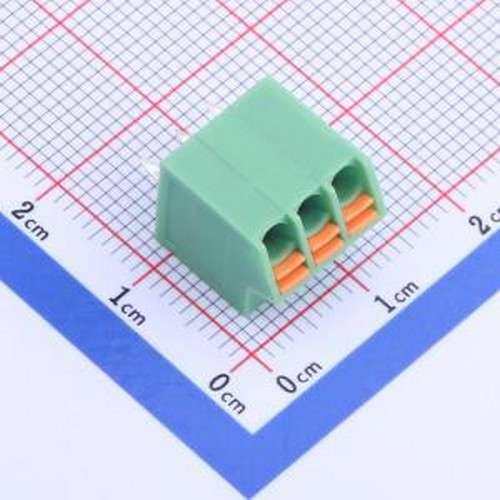 KF250NH-3.5-3P 弹簧式接线端子 1x3P 3.5mm 每排P数:3 排数:1 插