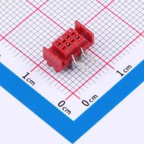 X9127WR-04B4-9TSNRE 线对板针座 1x44P 间距:1.27mm 弯插 弯插,P