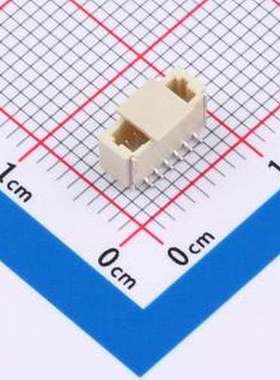 SHB10-S06CCA-00 线对板针座 SHB10-S06CCA-00 SMD,P=1mm