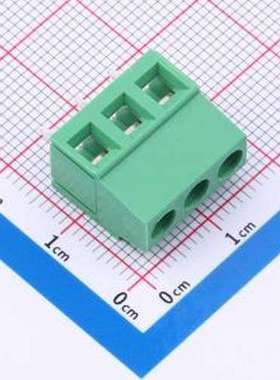 MX128L-5.08-03P-GN01-Cu-Y-A 螺钉式接线端子 5.08mm 1x3P 排数: