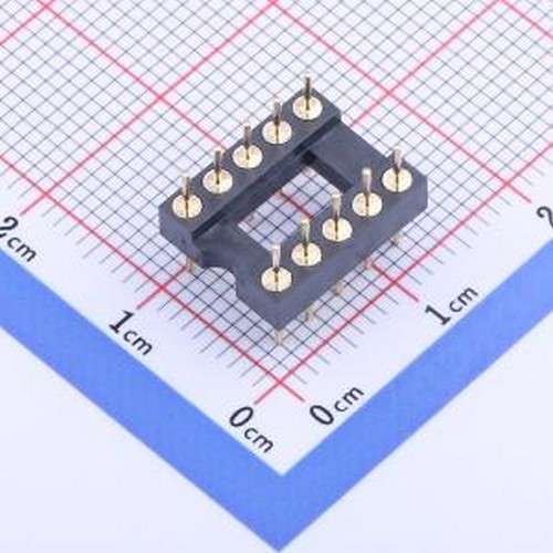 IC254V-12-10-1000A IC/晶体管插座 间距2.54mm P数:10P 圆孔 DIP