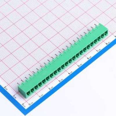 MX15EDGVC-3.81-22P-GN01-Cu-A 插拔式接线端子 3.81mm 1x22P 排