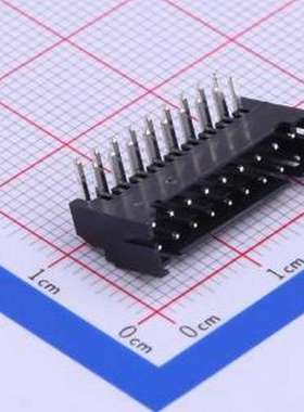 A2211WR-2X09P 线对板针座 间距:2mm 2x9P 黑色 弯插,P=2mm