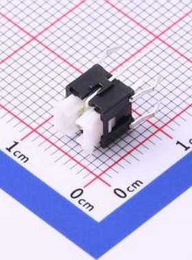 K6-6140D05 轻触开关 6.60mmx6.00mm 黄色带灯开关 插件