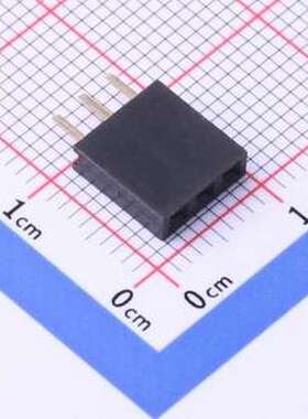 DM254R-11-03-85 排母 间距:2.54mm 1x3P 直插 插件,P=2.54mm