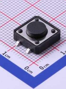 TS125TP 轻触开关 12*12*5mm 立贴 轻触开关 SMD
