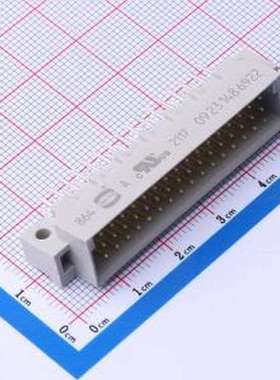 09231486922 板对板与背板连接器 间距:2.54mm 公 直插 插件,P=2.