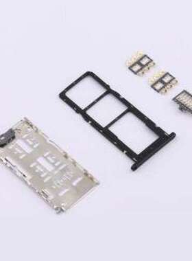 XDST-13512-29 SIM卡连接器 三选三卡座 SIM NANO+NANO+TF卡座三