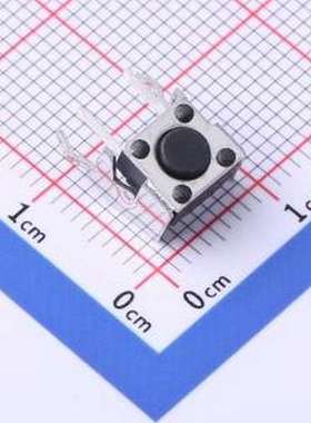 YTSD009B0431803A 轻触开关 6*6*4.3mm 卧插 轻触开关 插件