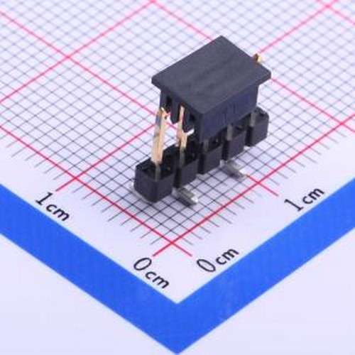 54201-S08-05ALF 排针 间距:2.54mm 1x5P 立贴 SMD,P=2.54mm(交错