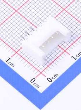 HC-HY-5A 线对板针座 1x5P 间距:2mm 直插 插件,P=2mm