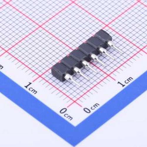 MF254V-11-06-0743 排母 间距:2.54mm 1x6P 直插 插件,P=2.54mm
