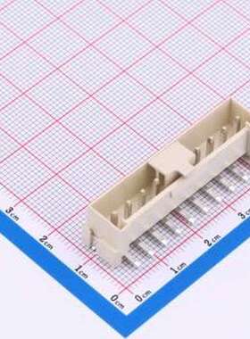 HCZZ0596-10 线对板针座 1x10P 间距:3.96mm 立贴 系列:VH 米色 S