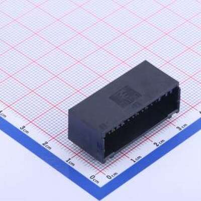 1-1939638-5 线对板针座 2x15P 间距:2mm 弯插 弯插,P=2mm