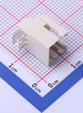 M2557R-2x3-N0 线对板针座 2x3P 间距:2.5mm 弯插 弯插,P=2.5mm