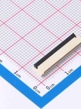 FPC-0.5HF-40PWBR-H20 FFC/FPC连接器 间距:0.5mm P数:40P 翻盖式