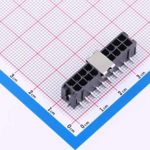 HC-MX3.0-2*10ALT-05 线对板针座 2x10P 间距:3mm 立贴 黑色 SMD,