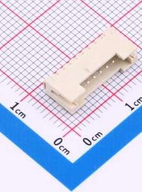 HDGC1500WRA-S-8P 线对板针座 DHGC1.5带扣卧贴 8P SMD,P=1.5mm,