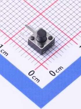 GT-TCB73B-H048-L1 轻触开关 4.5*4.5*4.8mm 卧插 轻触开关 插件