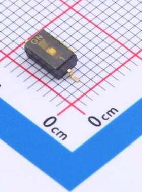 DSHP01TSGET 拨码开关 1.27mm 1位贴片拨码开关(S脚) SMD,2.9x5.4