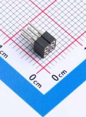 XDM200C-2-02-Z-2.8-G0 排母 2x2P 间距:2mm 直插 插件,P=2mm