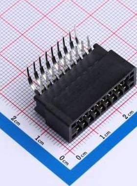 ER18BGFBK 金手指连接器 2.54mm P数:18P 弯插,P=2.54mm