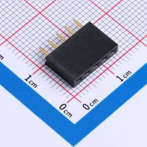 CSHA101-0502A001R1AA 排母 1x5P 间距:2.54mm 直插 插件,P=2.54m