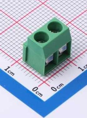 MX126R-5.0-02P-GN01-Cu-S-A 螺钉式接线端子 5mm 1x2P 排数:1 每