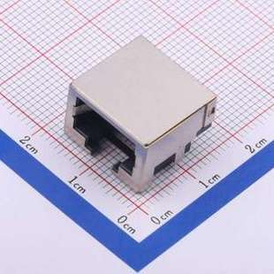RJ11 HLRV1 MJ88B1 RJ45 以太網(wǎng)連接器 沉板 B011 不帶LED 插