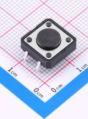 TS1243CJ 250gf 009 轻触开关 12*12*4.3mm 立插 轻触开关 插件-4