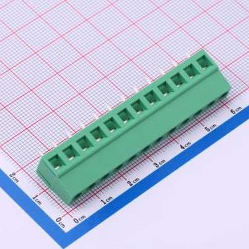 MX128-5.08-12P-GN01-Cu-Y-A 螺钉式接线端子 5.08mm 排数:1 每排