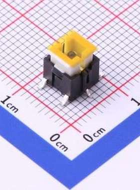 K6-6140S03 轻触开关 蓝色带灯开关 SMD