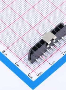 HC-MX3.0-8ALT-05 线对板针座 1x8P 间距:3mm 立贴 黑色 SMD,P=3m